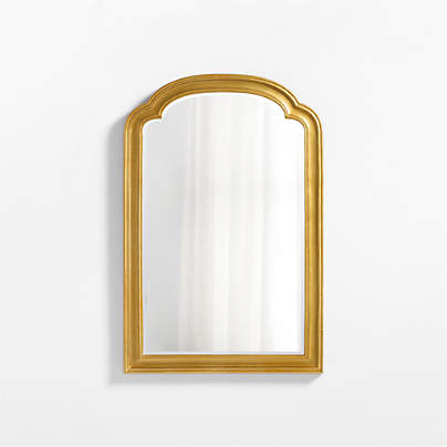 Brookhaven Brass Metal Vanity Wall Mirror 23.9"x36"