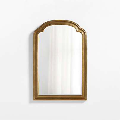 Brookhaven Brass Metal Vanity Wall Mirror 23.9"x36"