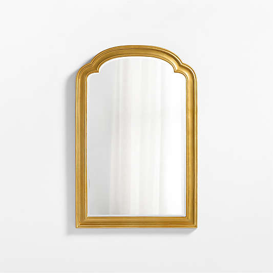 Brookhaven Brass Metal Vanity Wall Mirror 23.9"x36"
