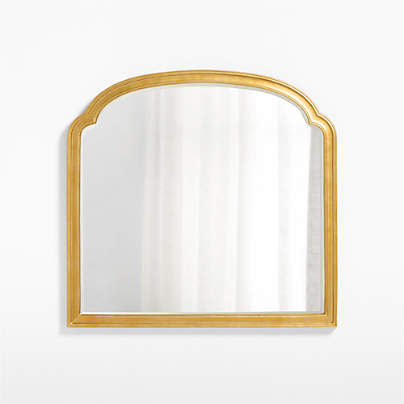 Brookhaven Brass Metal Mantel Mirror 39.75"x41.75"