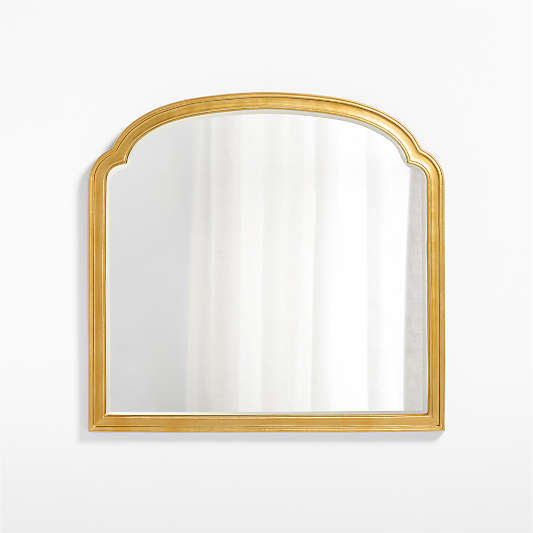 Brookhaven Brass Metal Mantel Mirror 39.75"x41.75"