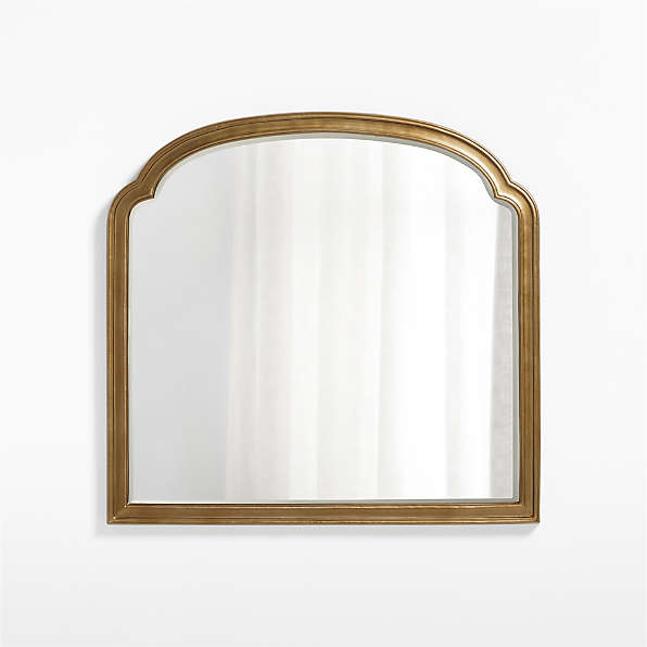 Gold Wall Mirrors: Wall Arch Mirrors with Gold Frames | Crate & Barrel