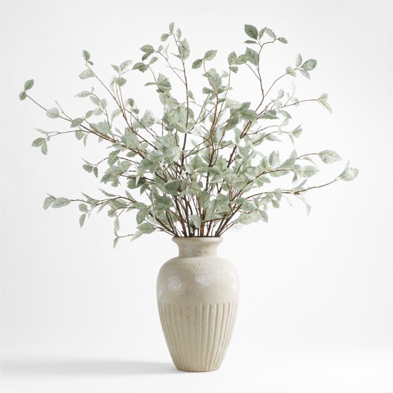 Brooklyn Cannelée Grey Floor Vase 20 by Athena Calderone + Reviews