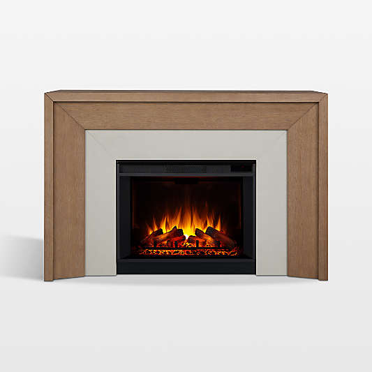 Real Flame Rowan Grand Fireplace Mantel in Dark Clove Finish