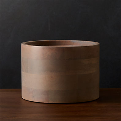 View Brooks Grey Wood Drink Dispenser Stand details
