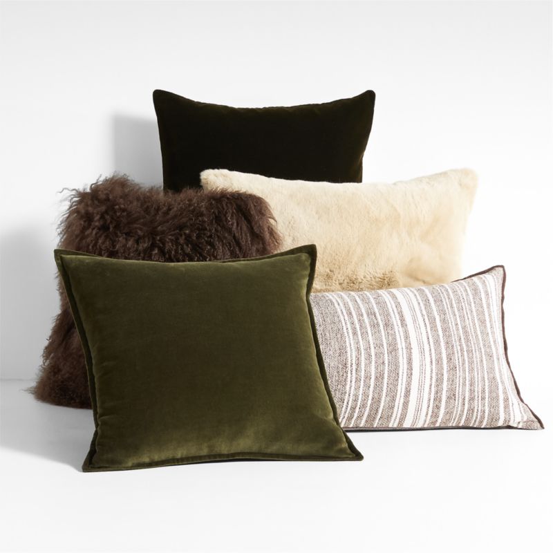Down-Filled Throw Pillows - Natural Tones Set 3 – English Country Home