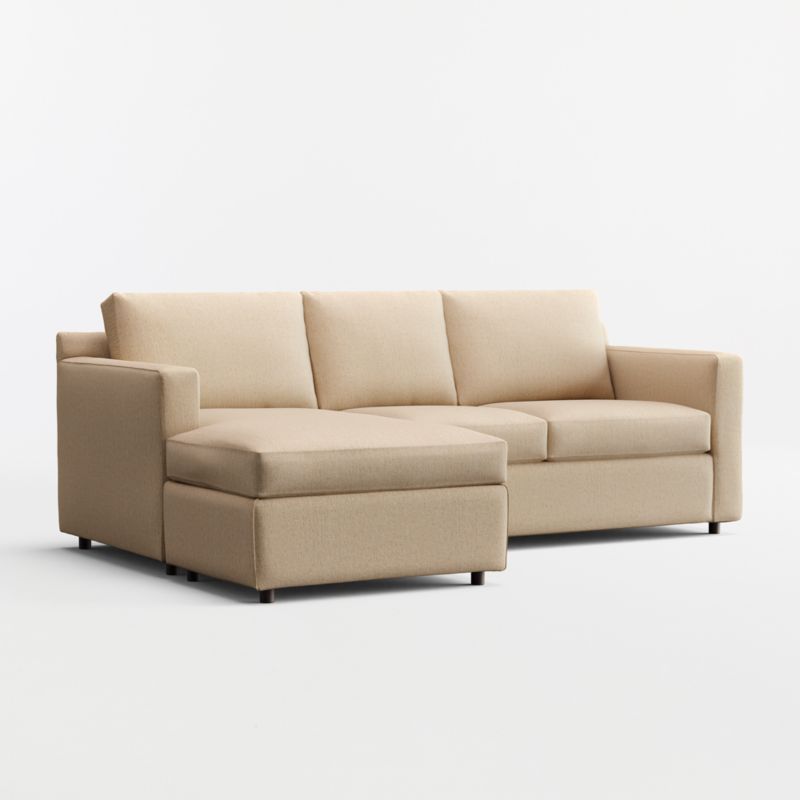 Barrett II 91" Reversible Storage Chaise Lounge Queen Sleeper Sectional Sofa - image 3 of 8