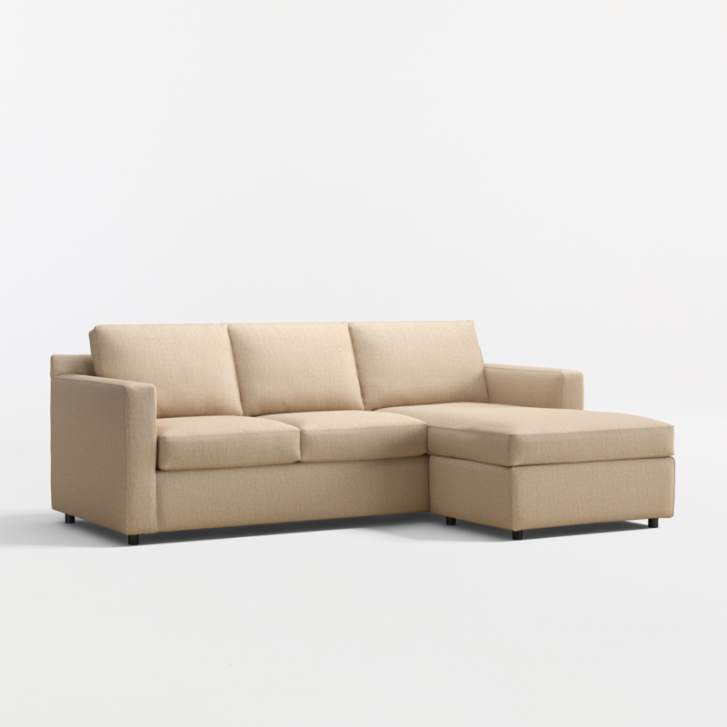 Barrett II 91" Reversible Storage Chaise Lounge Queen Sleeper Sectional Sofa - image 5 of 10
