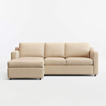Barrett II 91" Reversible Storage Chaise Lounge Sectional Sofa