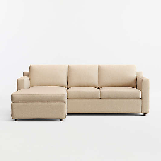 Barrett II 91" Reversible Storage Chaise Lounge Sectional Sofa