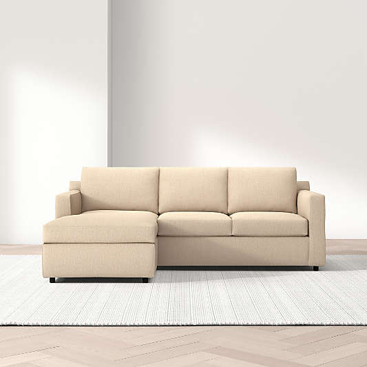 Barrett II 91" Reversible Storage Chaise Lounge Sectional Sofa