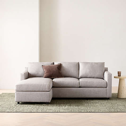 Barrett II 91" Reversible Storage Chaise Lounge Queen Sleeper Sectional Sofa