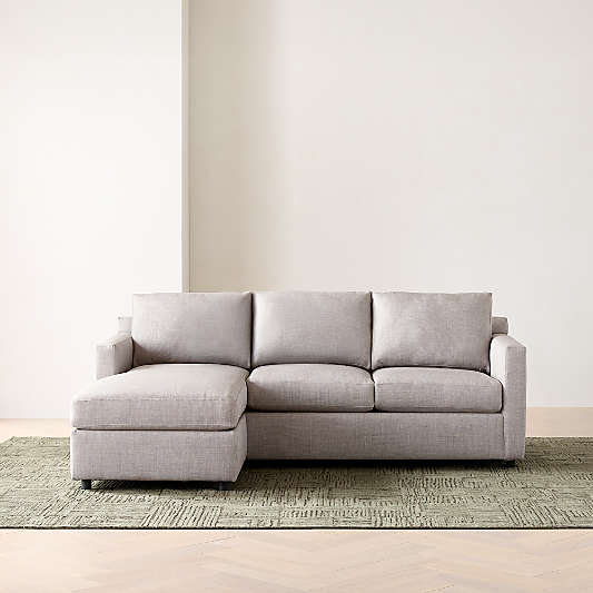 Barrett II 91" Reversible Storage Chaise Lounge Queen Sleeper Sectional Sofa