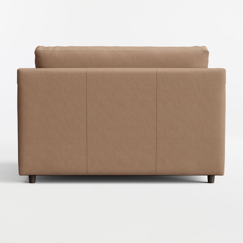 Barrett II 54" Leather Track Arm Twin Sleeper Chair and a Half - image 13 of 13