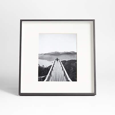 Brushed Black 8x10 Picture Frame