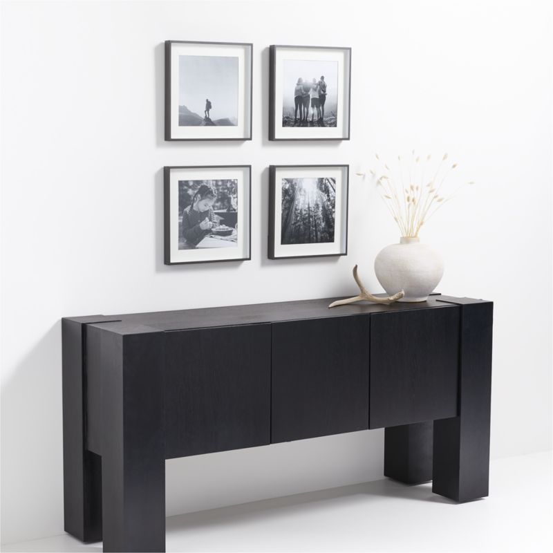 4-Piece Brushed Black 11x11 Gallery Wall Frame Set - image 2 of 4