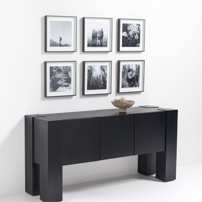 6-Piece Brushed Black 11x11 Gallery Wall Frame Set - image 2 of 4