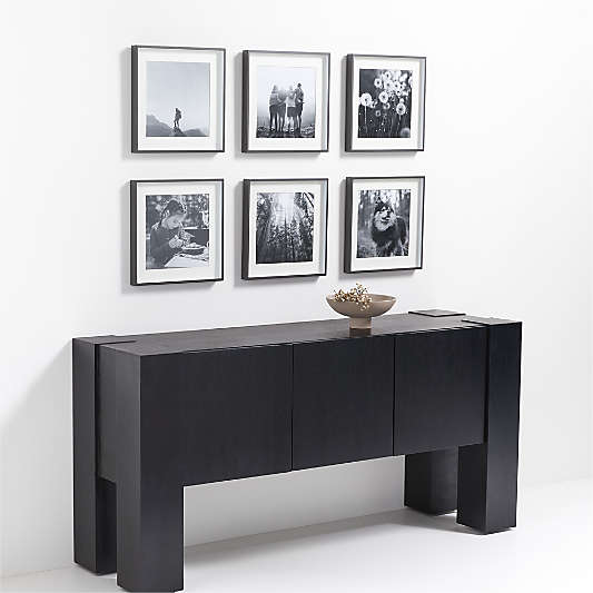 6-Piece Brushed Black 11x11 Gallery Wall Frame Set