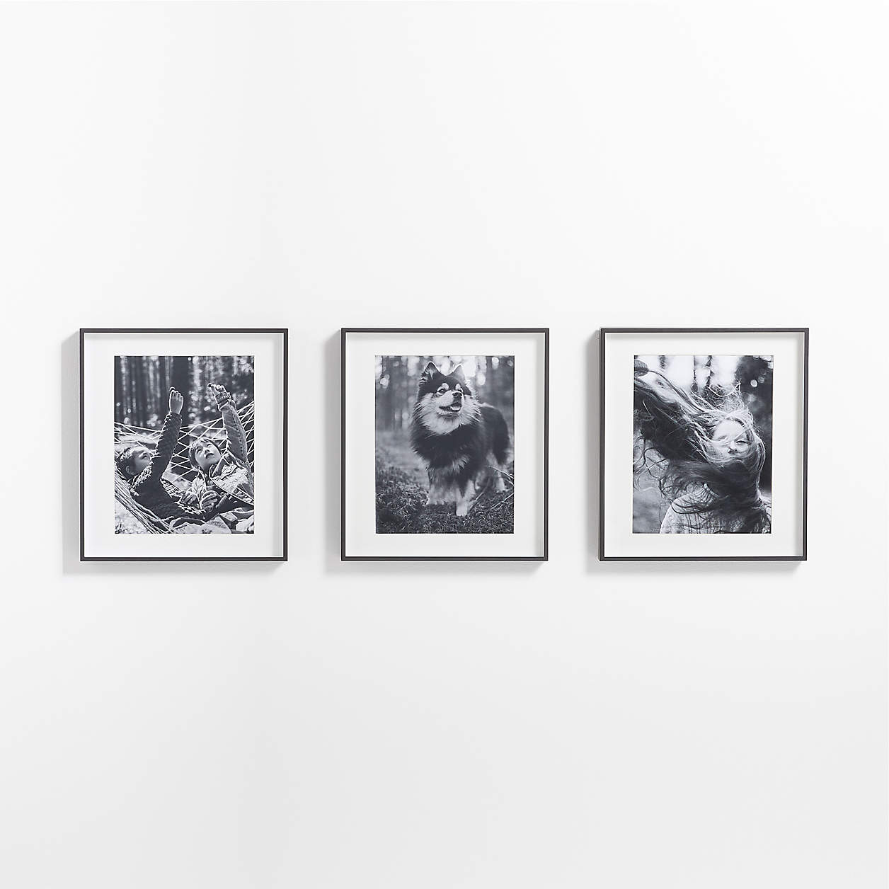 3Piece Brushed Black 11x14 Gallery Wall Picture Frame Set + Reviews