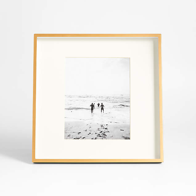 Brushed Brass 5x7 Frame + Reviews Crate & Barrel