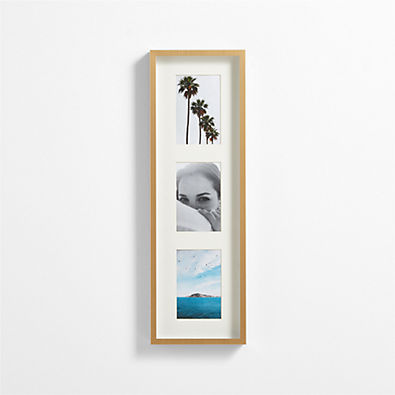 View Brushed Brass Triple 4x6 Wall Frame details