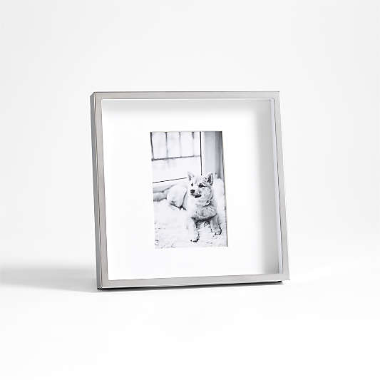 Brushed Silver 4x6 Picture Frame
