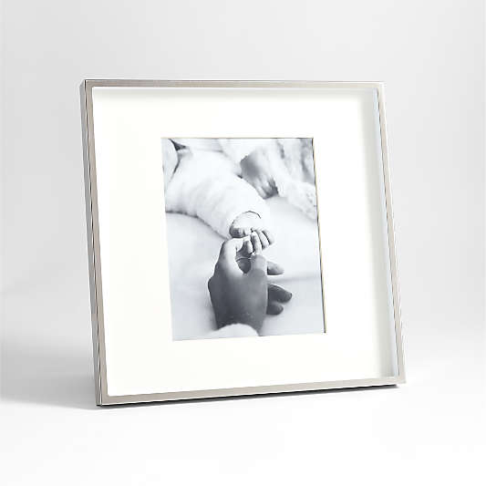 Brushed Silver 8x10 Picture Frame