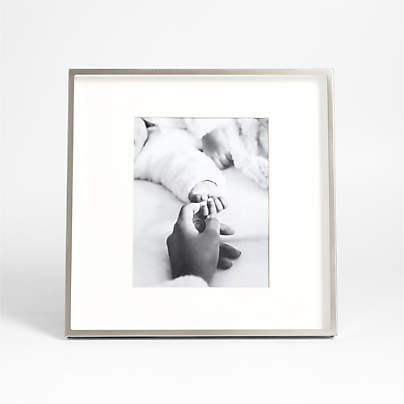 Brushed Silver 8x10 Picture Frame