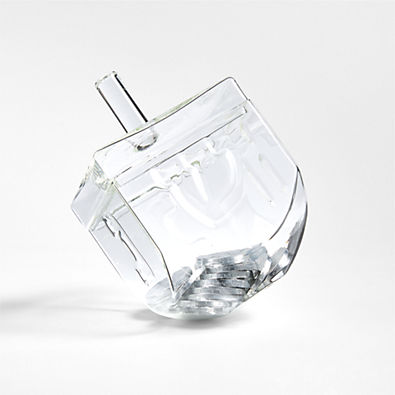 View Clear Borosilicate Glass Dreidel Box details