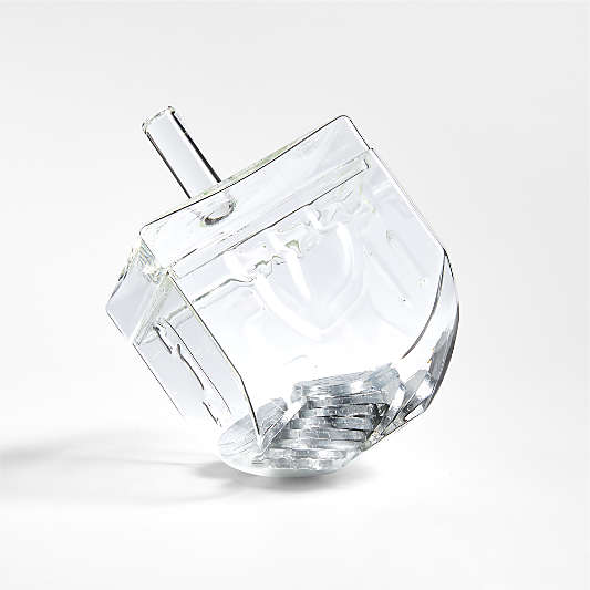 Clear Borosilicate Glass Dreidel Box