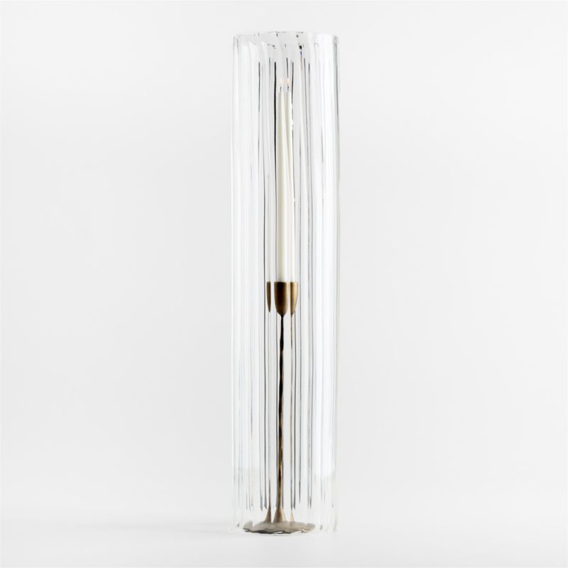 Lisbon Glass Taper Candle Holder Sleeve Large 22" - image 2 of 4