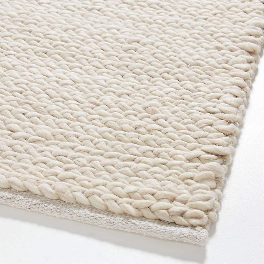 Macon Blue and Ivory Chenille Rug 12x18 Swatch + Reviews