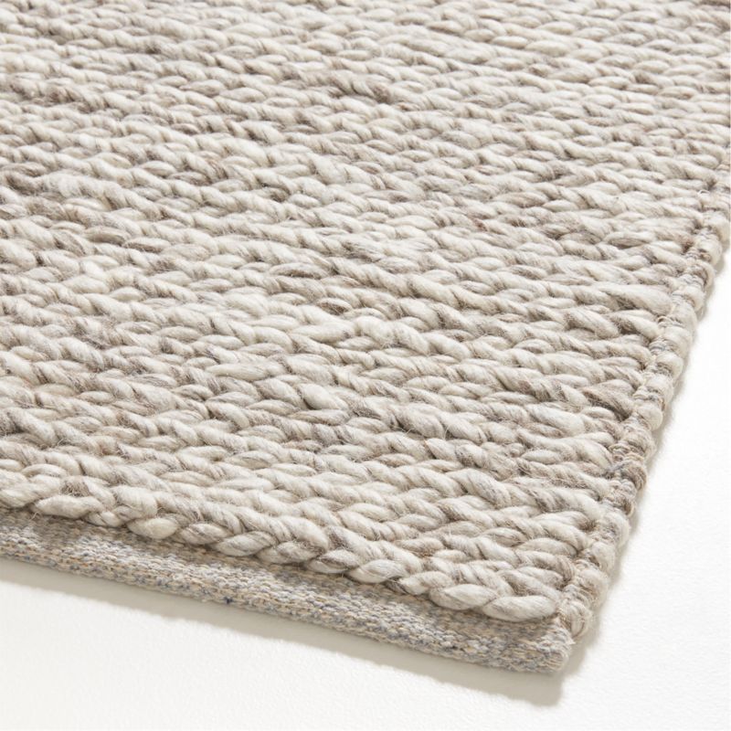 Bruges Performance Sweater Knit Silver Area Rug 6'x9' + Reviews