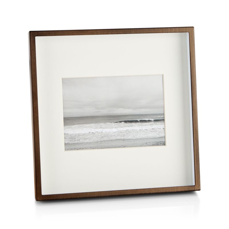 Brushed Antique Bronze 5x7 Frame + Reviews | Crate & Barrel