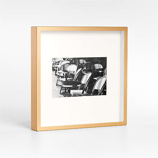 Brushed Brass 4x6 Picture Frame
