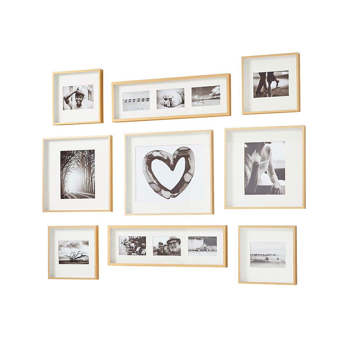 Brushed Brass 4x6 Frame + Reviews, Crate & Barrel