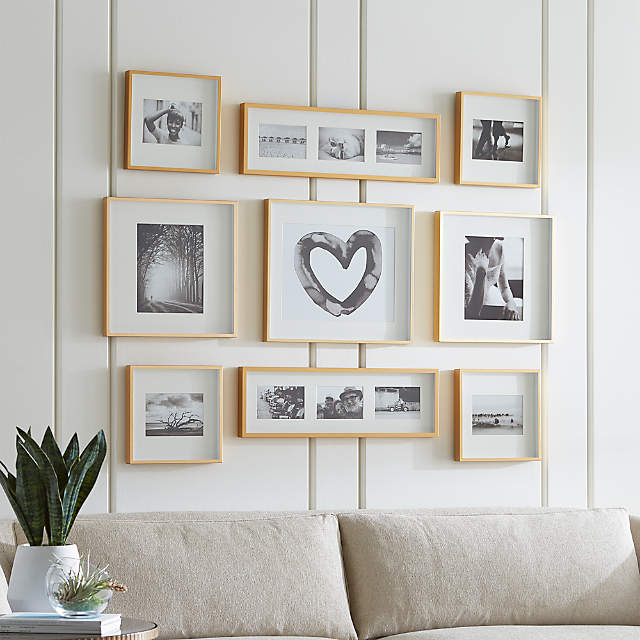 Brushed Brass 4x6 Frame + Reviews, Crate & Barrel