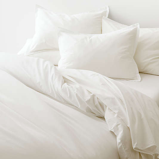 Parachute Brushed Cotton White Full/Queen Duvet Cover