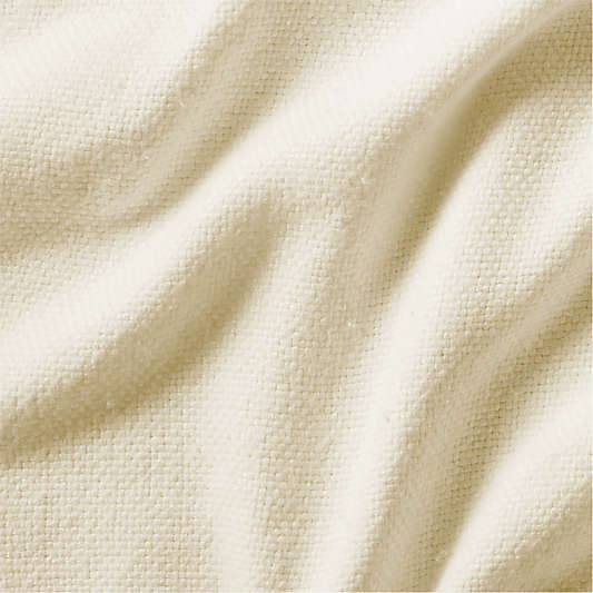 Brushed Organic Cotton Arctic Ivory King Bed Blanket