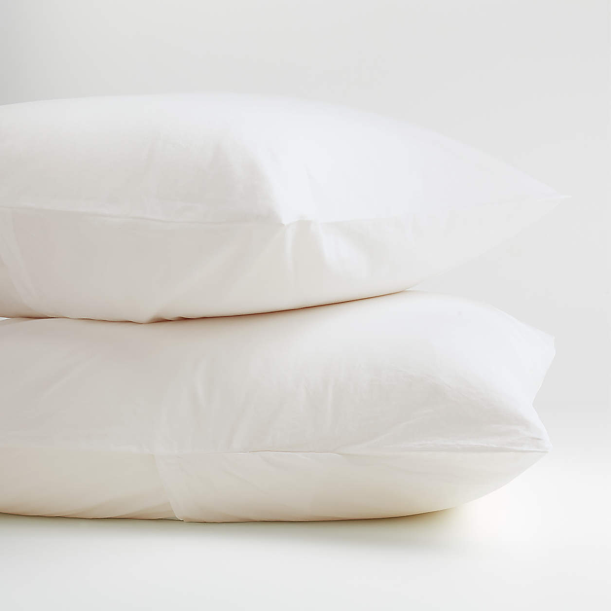 Parachute Brushed Cotton White King Pillow Cases, Set of 2 + Reviews