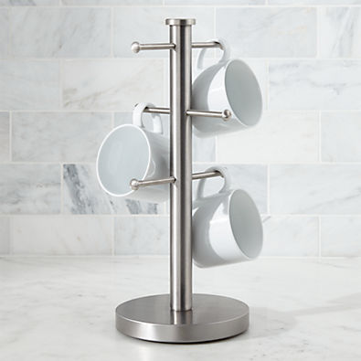 View Brushed Stainless Mug Tree details