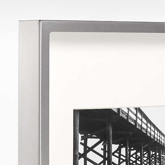 Brushed Silver 4x6 Picture Frame