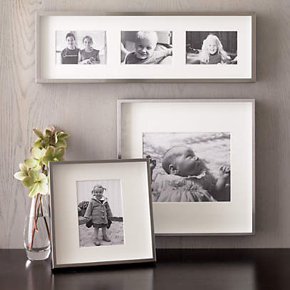Brushed Silver 20x30 Wall Photo Picture Frame + Reviews