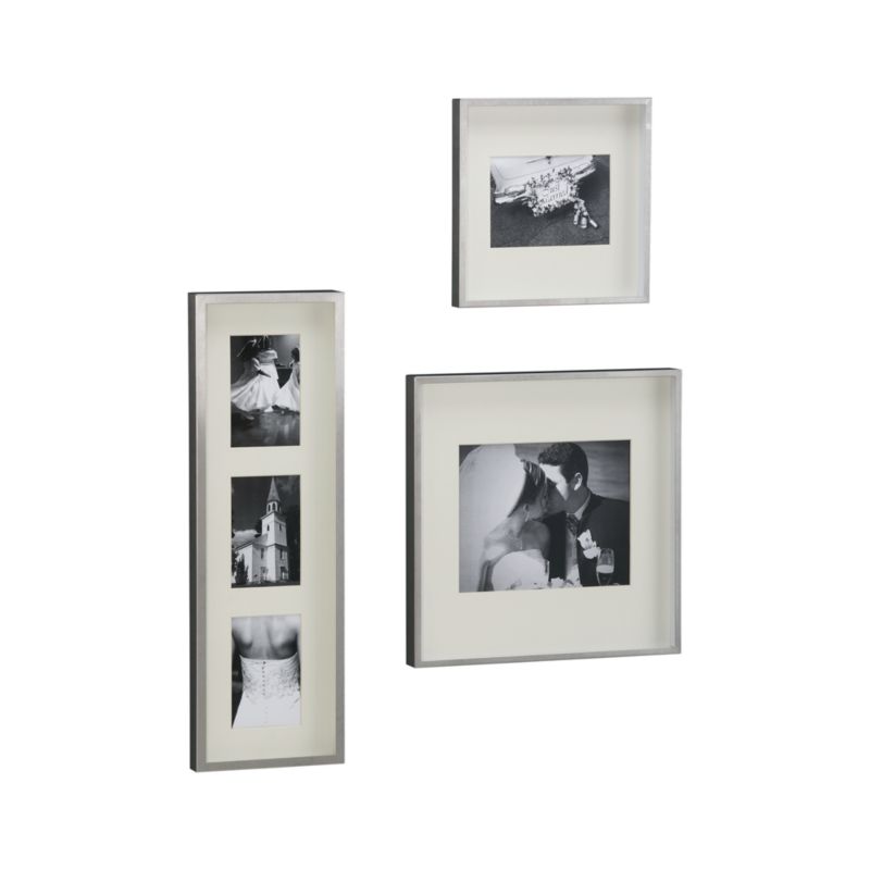 Brushed Silver 11x14 Wall Picture Frame + Reviews | Crate & Barrel Canada