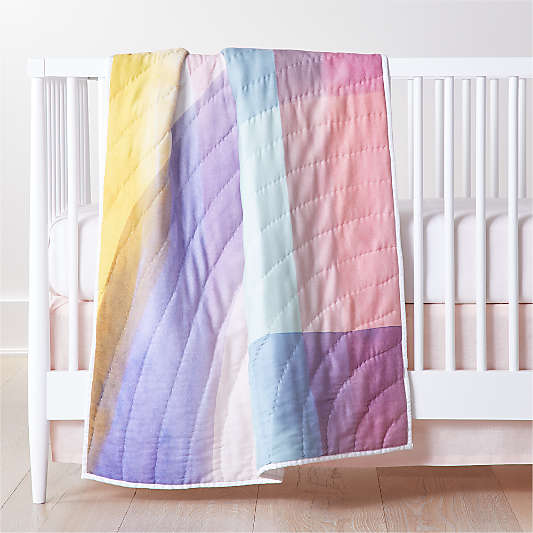 Brushstroke Baby Quilt