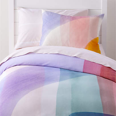 Brushstroke Kids Twin Duvet Cover, Crate And Barrel Duvet Covers Twin