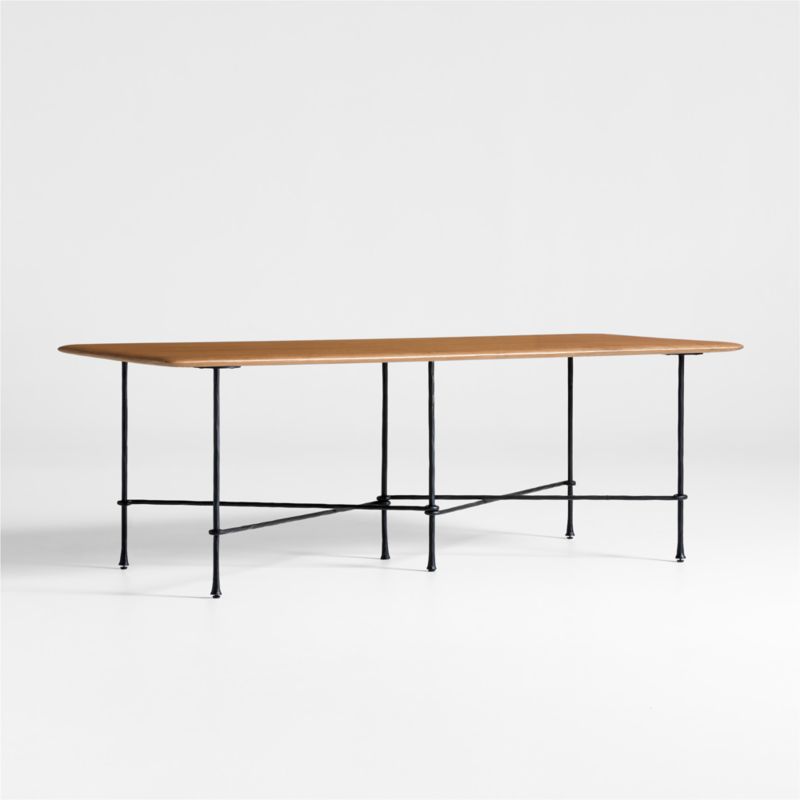 Viewing product image Brussels 88" Solid Oak Wood Dining Table - image 1 of 9