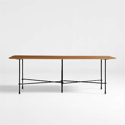 Brussels 88" Solid Oak Wood Dining Table