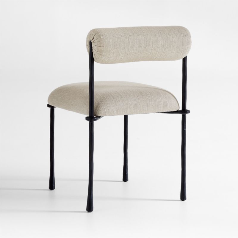 Brussels Metal Upholstered Dining Side Chair - image 5 of 9