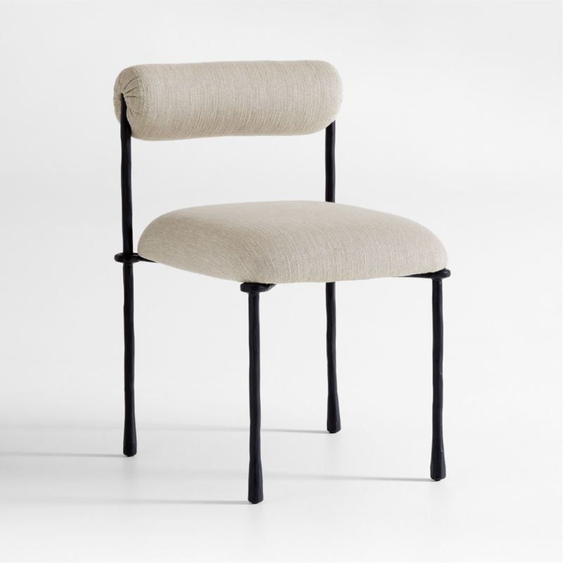 Brussels Metal Upholstered Dining Side Chair - image 4 of 9